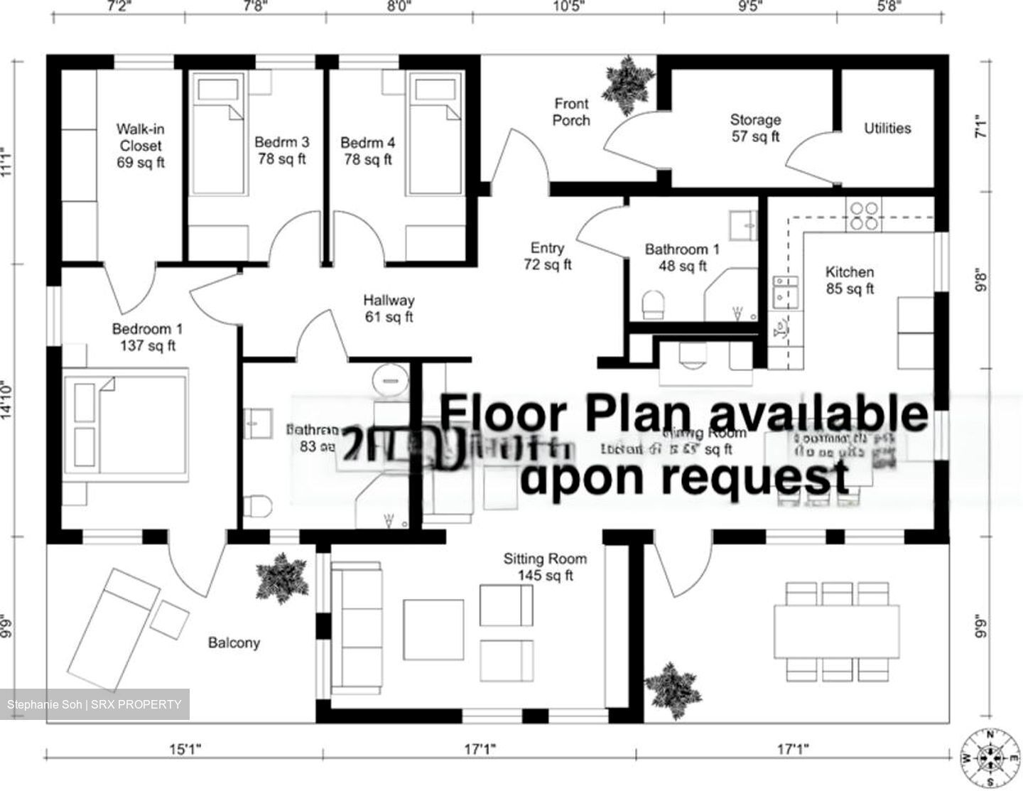 Balcon East (D16), Apartment #477615261
